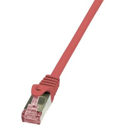 LogiLink Кабел S/FTP LOGILINK Cat6, LSZH, Мед, 1.5 м, Червен, AWG27, Двойно екраниран CQ2044S (CQ2044S)