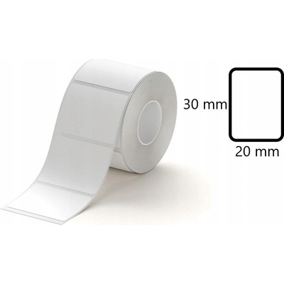 Niimbot štítky R 30x20mm 320ks pro B21, B3S, B1 bílé – Zboží Dáma