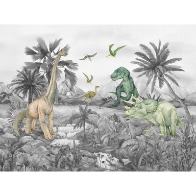 AG Design FTD4P 5091 vliesová fototapeta Dino rozměry 300 x 270 cm