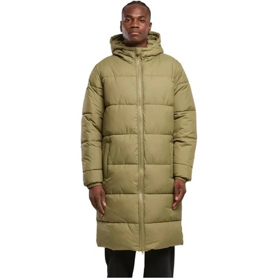 Urban classics Палто Urban classics Long Puffer coat - Green (Tiniolive)