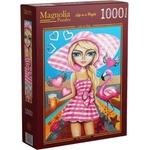 Magnolia Пъзел Magnolia от 1000 части - Дамата в розово (1721)