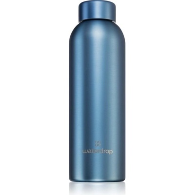 Waterdrop Thermo Steel Metal nerezová láhev na vodu barva Blue Brushed 1 ks