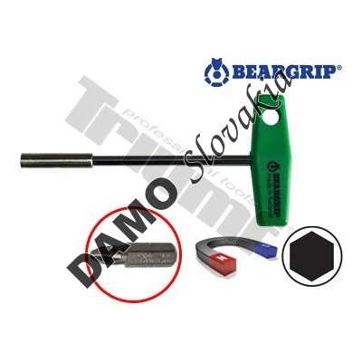 TRIUMF Držiak bitov magnetický T rukovät 3013/150 mm, potlačený Beargrip xxx