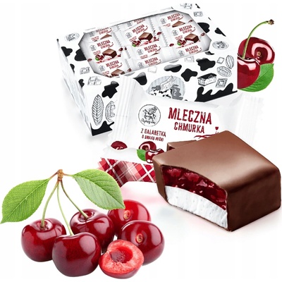 Flying Mliečna pena cow s čerešňovým želé v čokoláde 1 kg