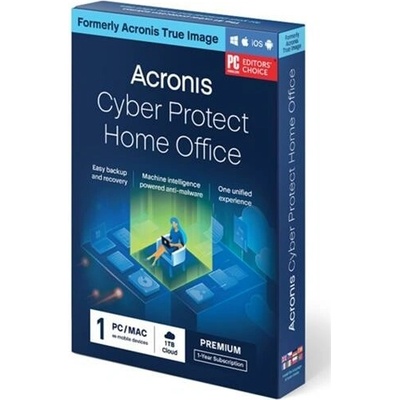 Acronis True Image Premium Subscription 1 Computer + 1 TB Acronis Cloud Storage - 1 year sub HOPASHLOS21