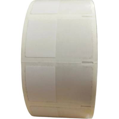 Papierová Etiketa 55 mm x 36 mm, Matný papier, Biela, Dutinka 40 mm, 1000 ks/kotúč, Permanentné lepidlo