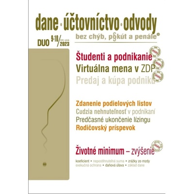 DUO č. 9-10 / 2023 - Študenti a podnikanie