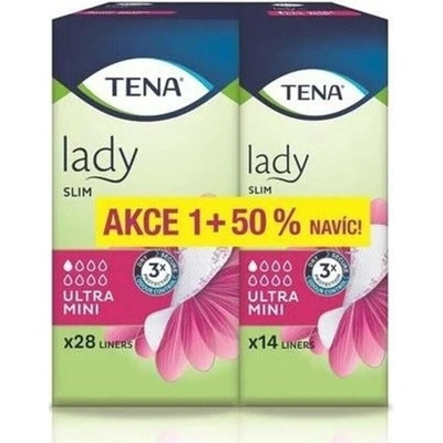 TENA Lady Slim Ultra Mini+50% 42 ks 211482 – Zboží Dáma