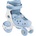 Globber Детски кънки GO QUAD Размер: 26-29 Ash Blue (880-200)