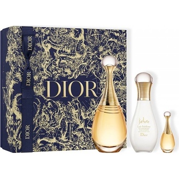 Christian Dior J'adore EDP 100 ml + J'adore Lait Sublime telové mlieko 75 ml + EDP 5 ml darčeková sada