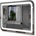 Lidiya Mirror Огледало за баня LED осветление LM Midnight Gleam 700×500мм