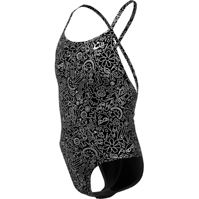Nike Юношески бански костюм Nike Tie Back Swimsuit Juniors - Black