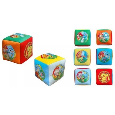 Halantex Покемон: Възглавница куб - 25 x 25 x 25 см (POK-883SC)