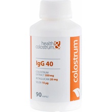 Health&colostrum IgG40 Colostrum + Betaglukan + Selen 90 kapslí