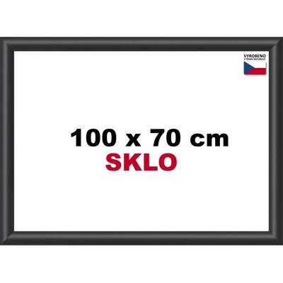BFHM Plastový rám na puzzle 100x70cm čierný