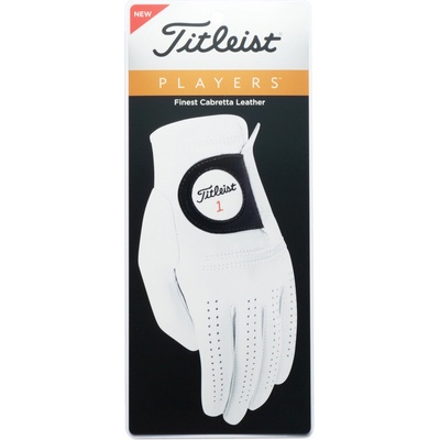 Titleist Players Mens Golf Glove bílá levá XL