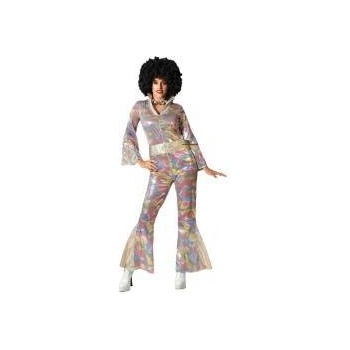 BigBuy Carnival Маскировъчен костюм за възрастни Многоцветен Disco Размер XS/S