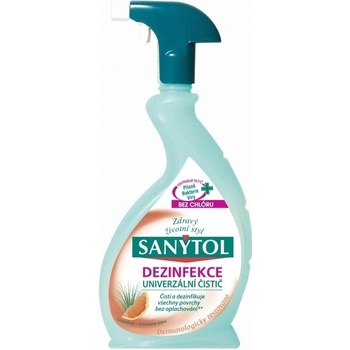 Sanytol dezinfekcia univerzálny čistiaci prostriedok rozprašovač 500 ml