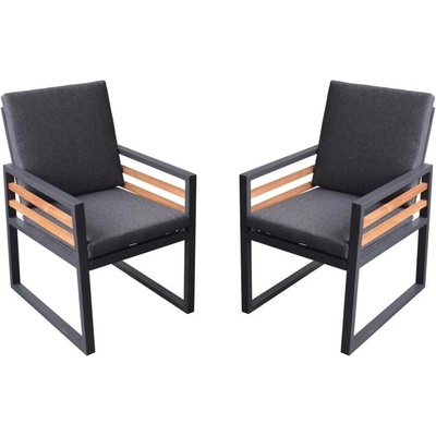 Rojaplast Zahradní křeslo Colmar duo Grafit