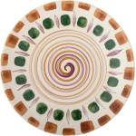 Bloomingville Зелено-кафява керамична чиния ø 27 cm Shama - Bloomingville (82060434)