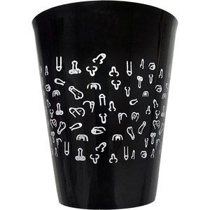  Парти чаша с пениси, провокативна и забавна - Cup Penises Black 500ml (D-245424)