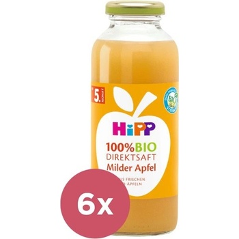 HiPP 100 % BIO JUICE Jablečná šťáva, 6 x 330 ml