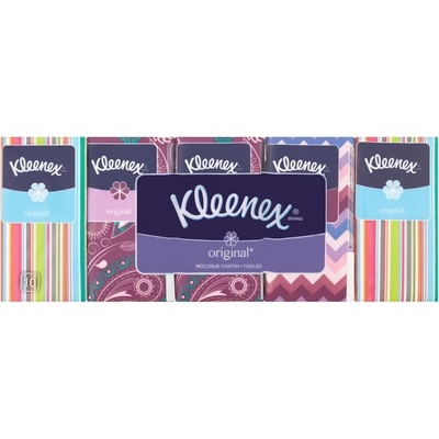 Kleenex Original papierové vreckovky 3-vrstvové 10 x 10 ks