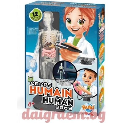 Buki France Човешкото тяло buki 2163 (bk2163)