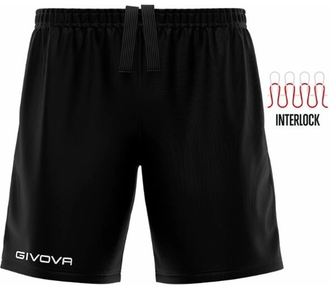 Givova CAPO INTERLOCK šortky čierna
