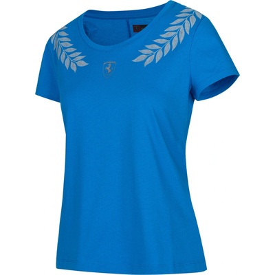 Dámské tričko Ferrari Laurel Wreath modré