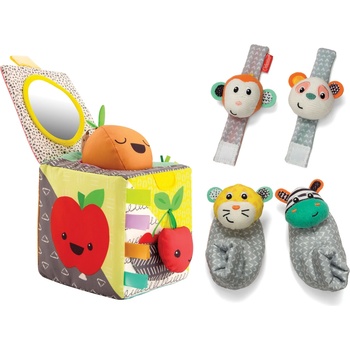 Infantino Подаръчен комплект играчки Infantino - 3 броя (IN315340)