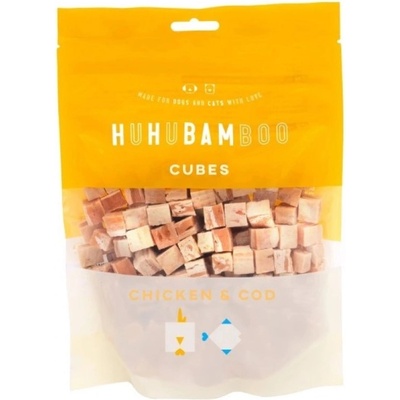 Huhubamboo kostky s kuřecím a treskou 75 g