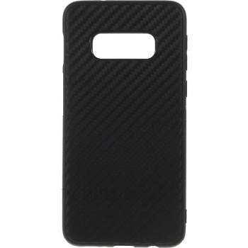 Forcell Силиконов Калъф за SAMSUNG S10 Plus, FORCELL Fiber Case, Черен (5900217294993)