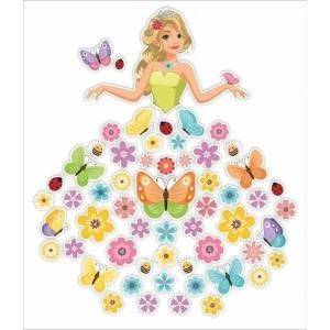 LearnHow Double-sided window decorations - Lady Spring 58el