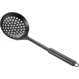 MONDEX Решетъчна лъжица за готвене Mondex, черна, 11x34см (1197)