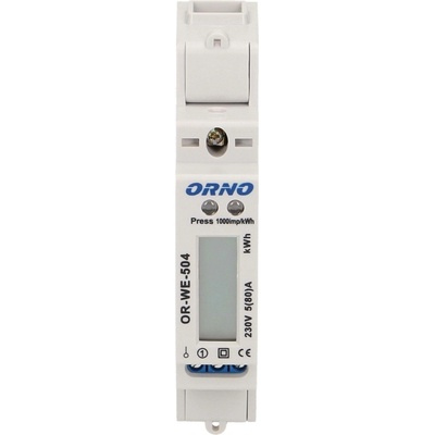 Jednofázový elektroměr 80A RS-485 Orno