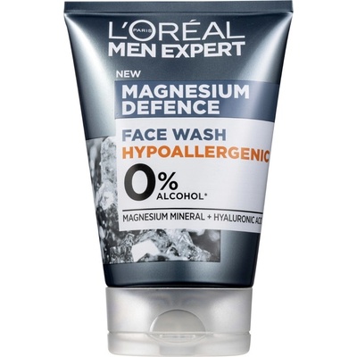 L’Oréal Men Expert Magnesium Defence mycí gel na obličej pro muže 100 ml