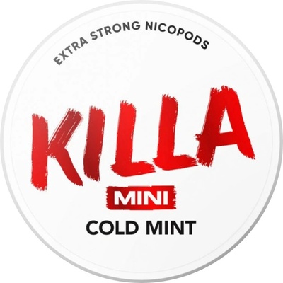 Killa Mini Cold Mint 8,25 mg Mini 28 sáčků