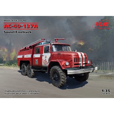 ICM AC 40 137A Soviet Firetruck 4x Camo 1:35