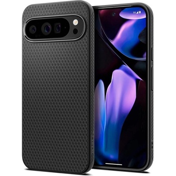 Spigen Противоударен Калъф за Google Pixel 9 Pro XL, Spigen Liquid Air Case, Черен (ACS07716)