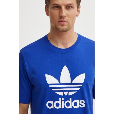 adidas Originals Памучна тениска adidas Originals в синьо с принт IZ3058 (IZ3058)