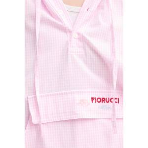 Fiorucci Памучен суичър Gingham Logo Hoodie Shirt (W02SPTLO286CO01PN02)