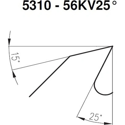 Pilana pilový kotouč na dřevo 400x2,5x30 5310 56KV25°