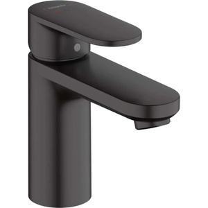 Hansgrohe Vernis Blend - Смесител за мивка с изпразнител, CoolStart, EcoSmart, черен мат 71585670 (71585670)