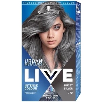 Schwarzkopf Live Urban Metallics barva na vlasy Dusty Silver U72