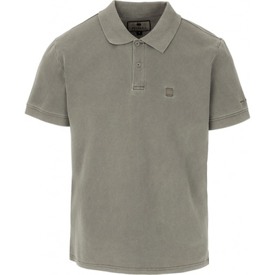 PitBull West Coast pánské triko WASHED polo šedé