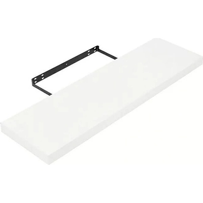 Regalux Nástěnná police XL4, 80 × 24 × 3,8 cm, lamino, bílá 65110