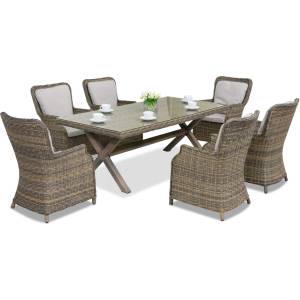 Garden Point Ексклузивен ратанов сервиз за капучино London Garden Point (GAP433)