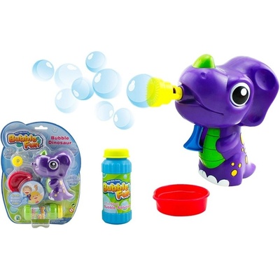 Sparkys Bubble Fun Dinosaurus s náplní 60 ml fialová