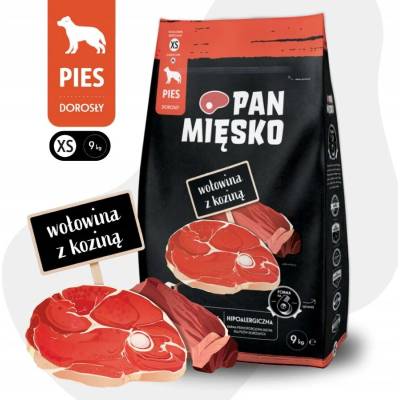 Pan Mięsko adult velmi malé hovězí kozí 9 kg
